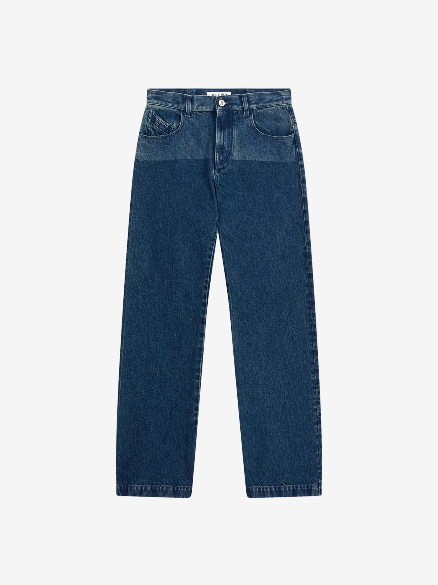 Deep blue jeans