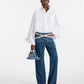 Deep blue jeans