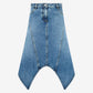 The Attico Denim Midi Skirt