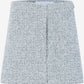 Textured gray skirt on a white background