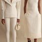 White la robe tablier dress