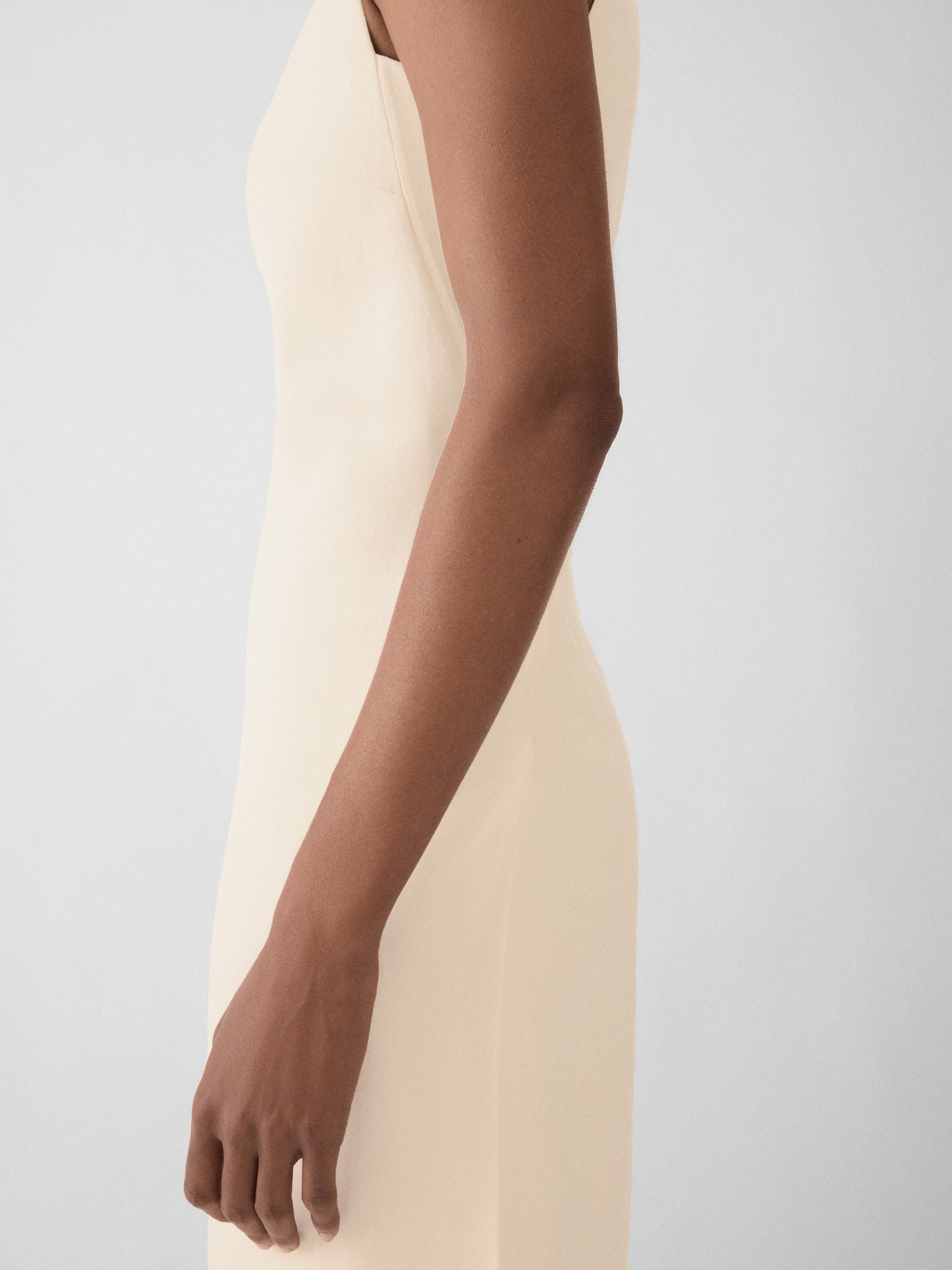 White la robe tablier dress