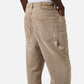 Beige carpenter pants with 5-pockets in bull denim