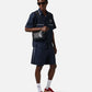 Woven Knee Pants Navy