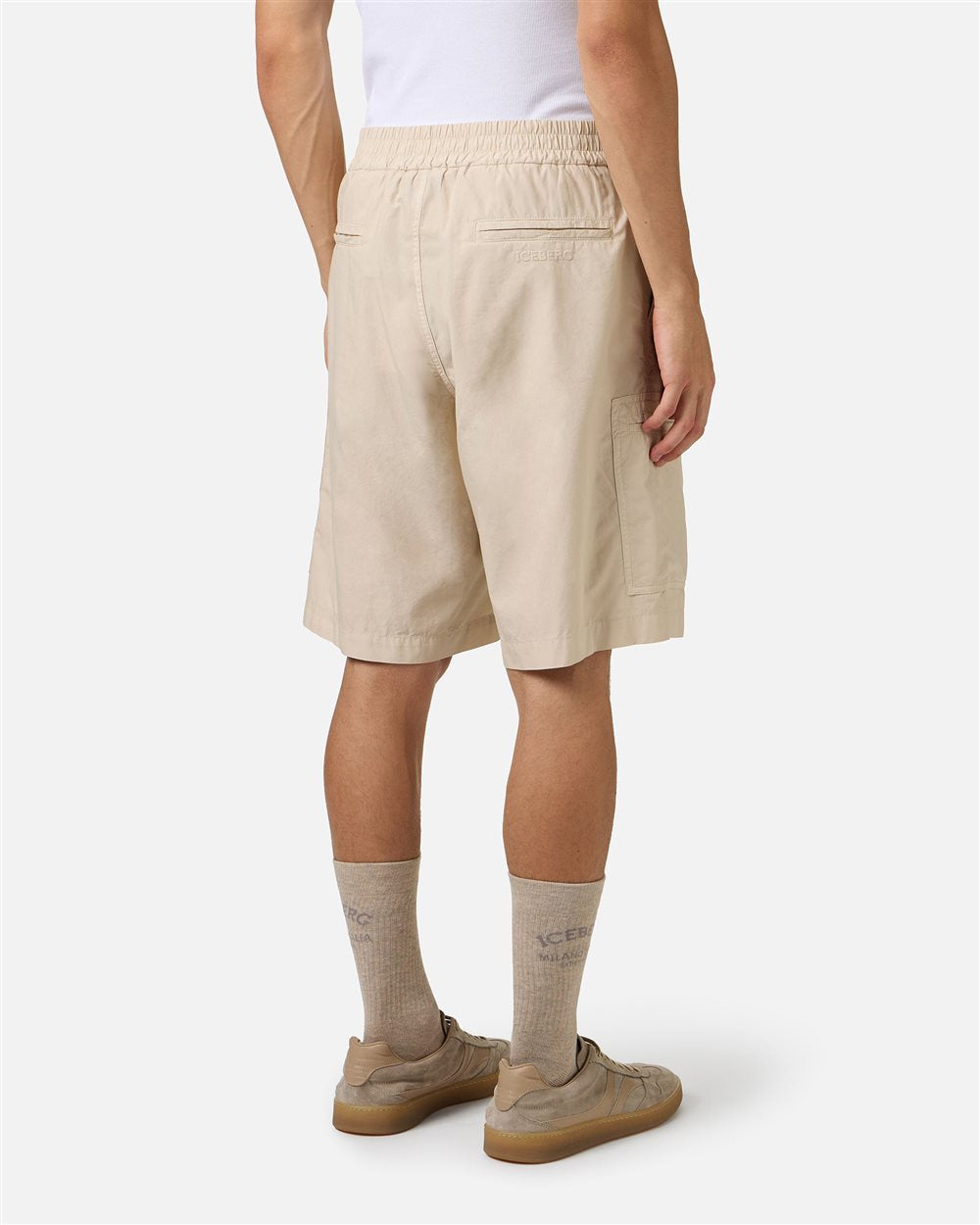 Woven Knee Pants Baige