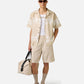 Woven Knee Pants Baige