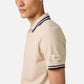 Regular fit short-sleeved polo shirt in cotton piquet