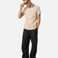 Regular fit short-sleeved polo shirt in cotton piquet