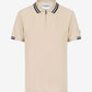 Regular fit short-sleeved polo shirt in cotton piquet