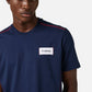 Classic regular fit blue T-shirt in sustainable cotton jersey