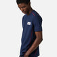 Classic regular fit blue T-shirt in sustainable cotton jersey