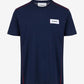 Classic regular fit blue T-shirt in sustainable cotton jersey