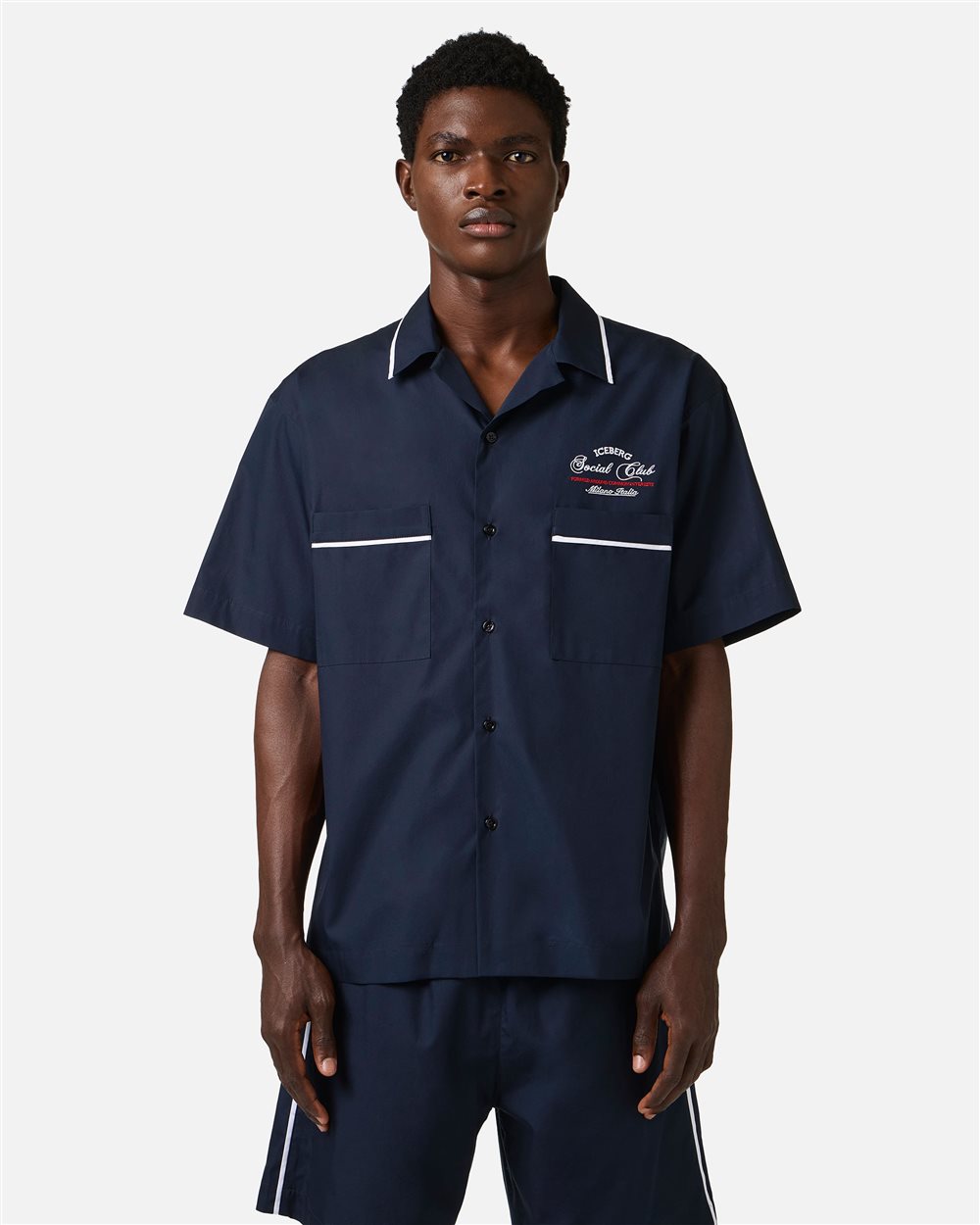 Woven Navy Shirt