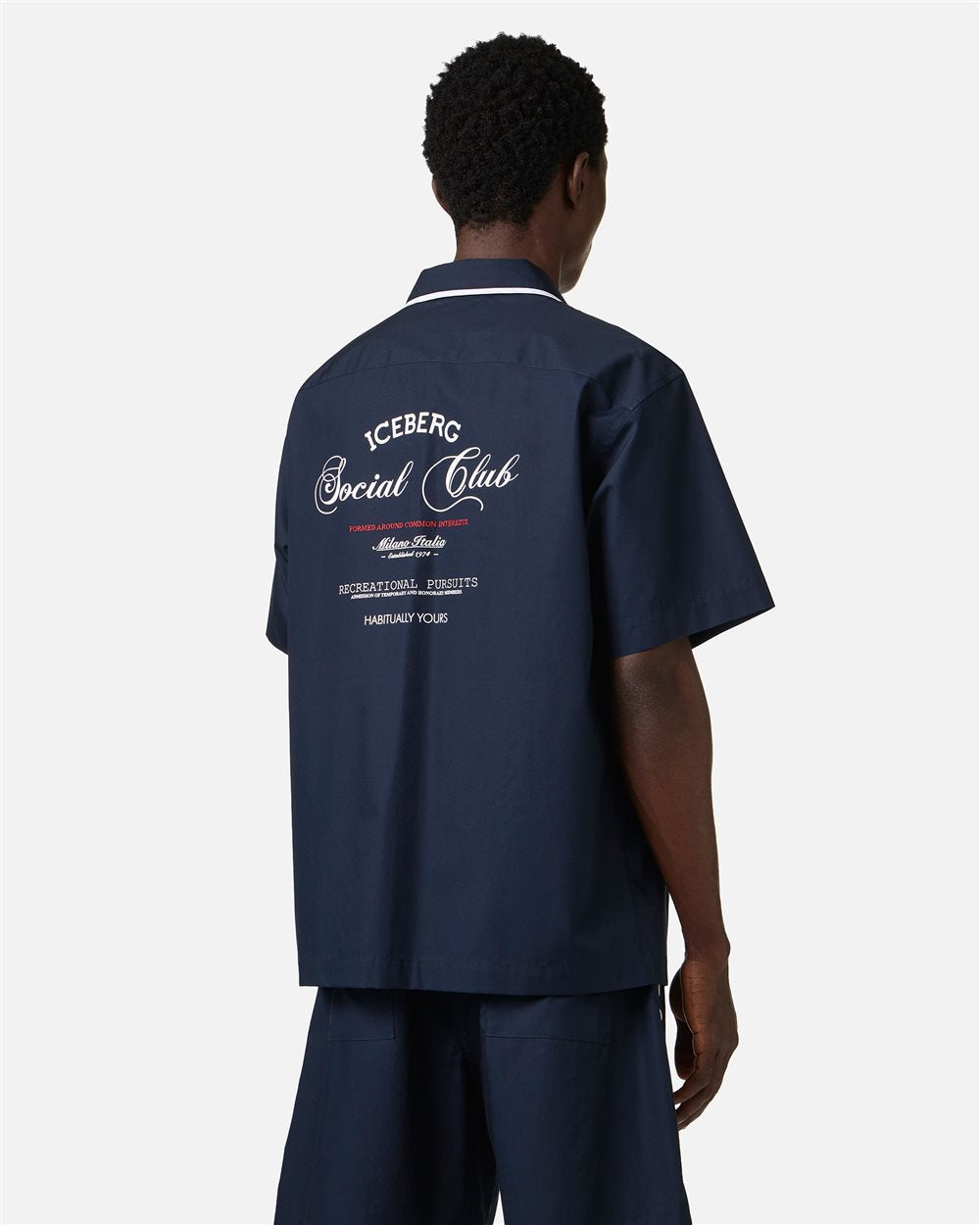 Woven Navy Shirt