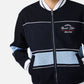 Multicolor jacquard-knit regular fit jacket