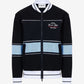 Multicolor jacquard-knit regular fit jacket