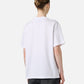 Optic white, regular fit cotton jersey T-shirt with check detail