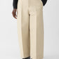 Beige Pastro trousers in cotton canvas