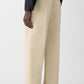 Beige Pastro trousers in cotton canvas