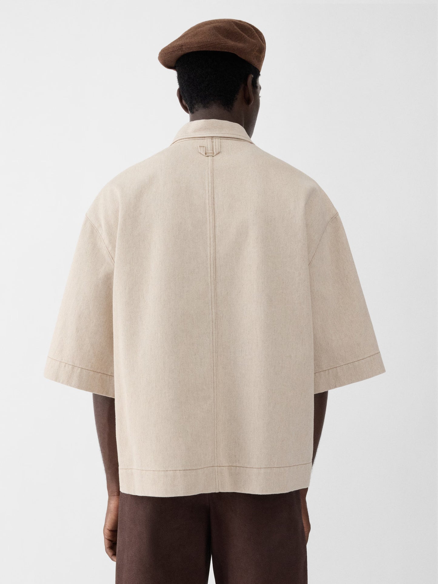 The Paysan de-Nîmes denim boxy shirt