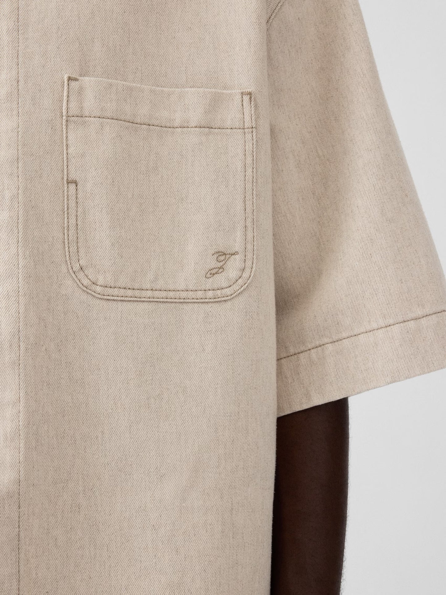 The Paysan de-Nîmes denim boxy shirt
