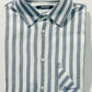 La Chemise Voilier vertical-stripe logo-embroidered shirt