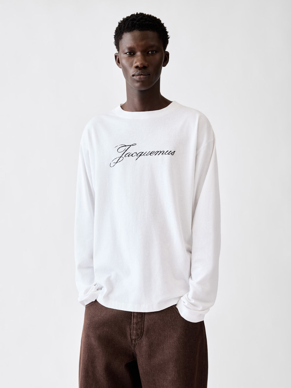 Jacquemus Crewneck Long Sleeve T Shirt
