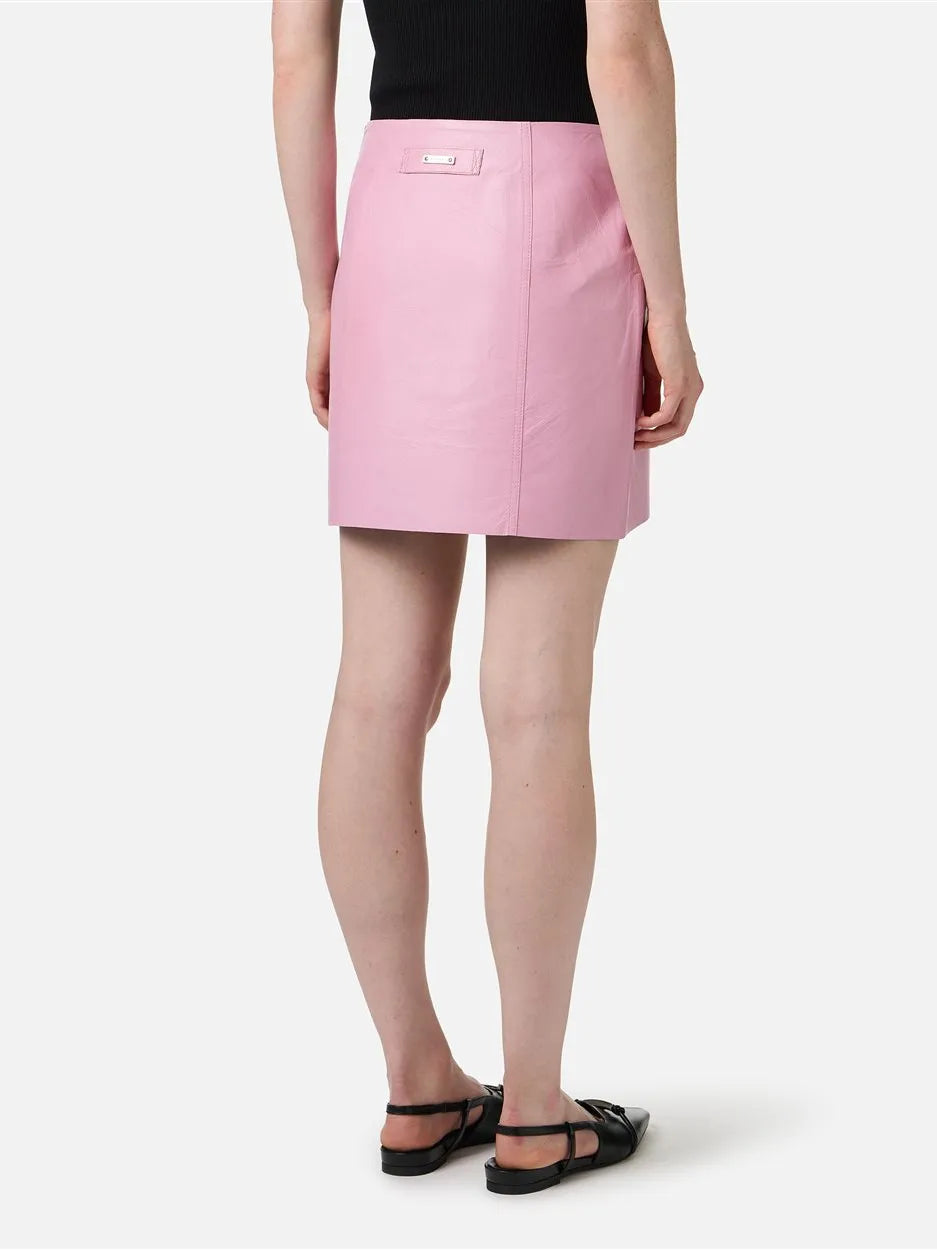 ICEBERG Mini Fit Pink Two-Tone Nappa Leather