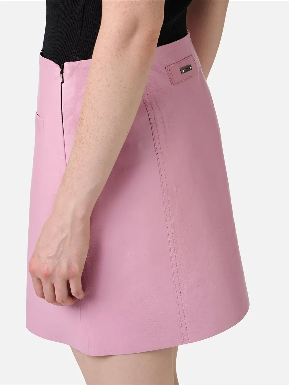 ICEBERG Mini Fit Pink Two-Tone Nappa Leather