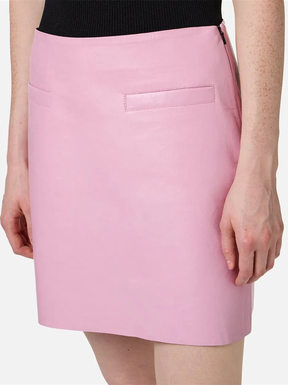 ICEBERG Mini Fit Pink Two-Tone Nappa Leather