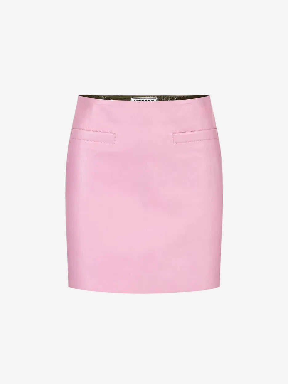 ICEBERG Mini Fit Pink Two-Tone Nappa Leather