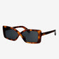 Carre Sunglasses in Metallic Brown