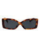 Carre Sunglasses in Metallic Brown