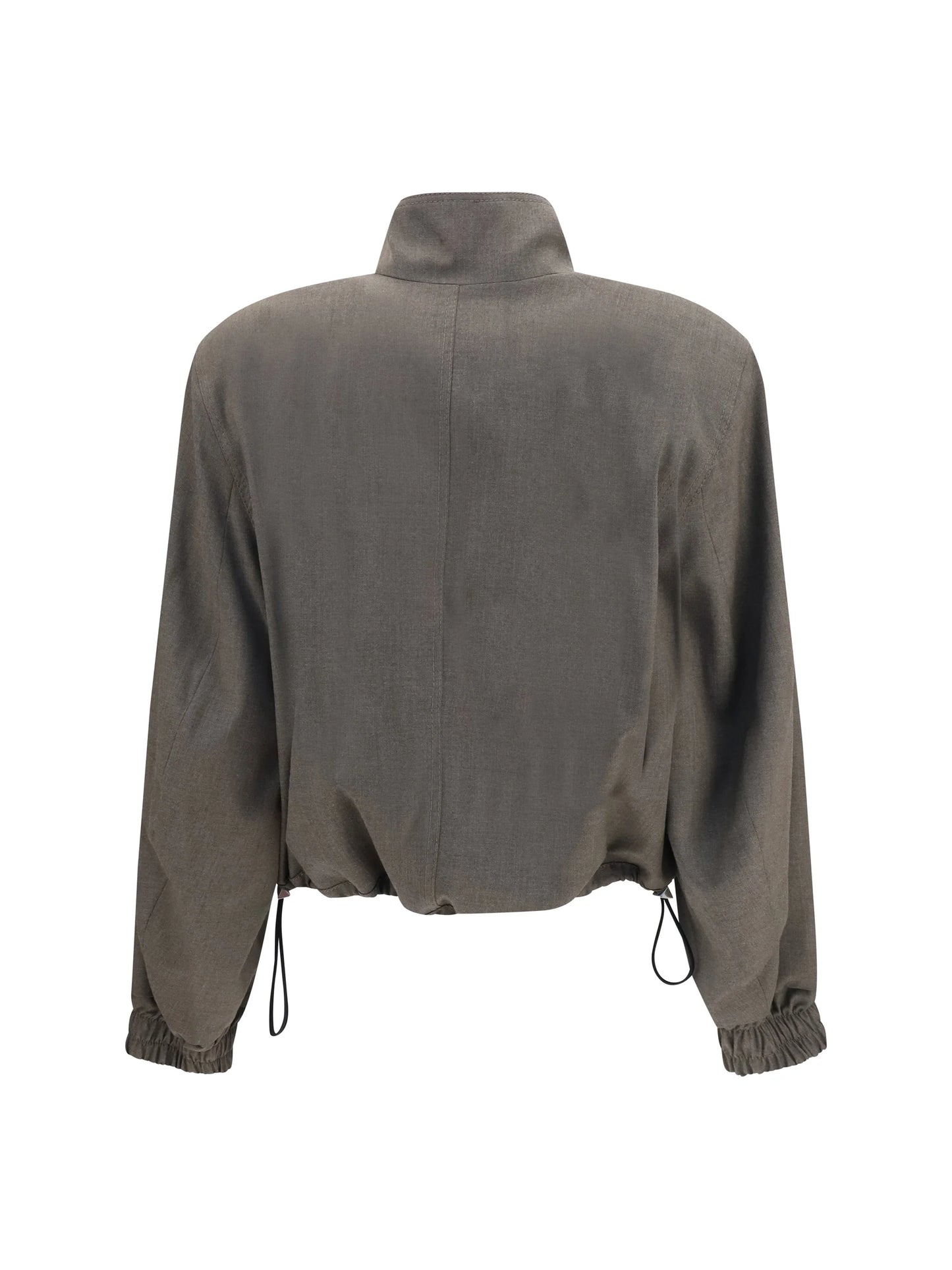 The Attico GREY Jacket with sewn-in shoulder pads