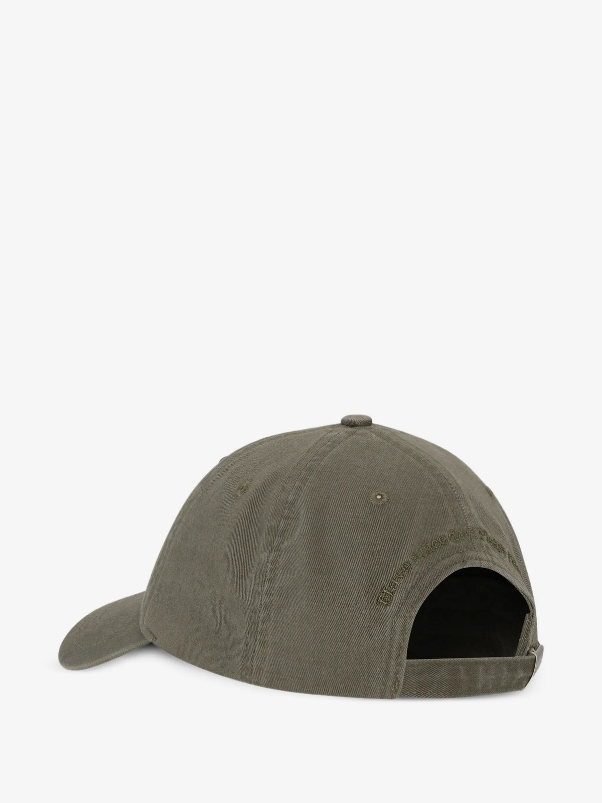 Washed Cotton Canvas Cap Emb