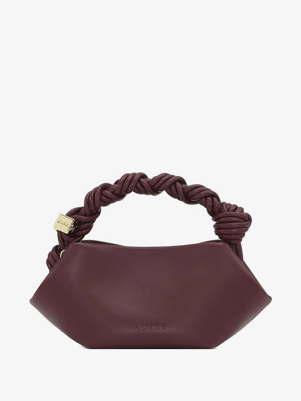 Ganni Bou Bag Mini Burgundy