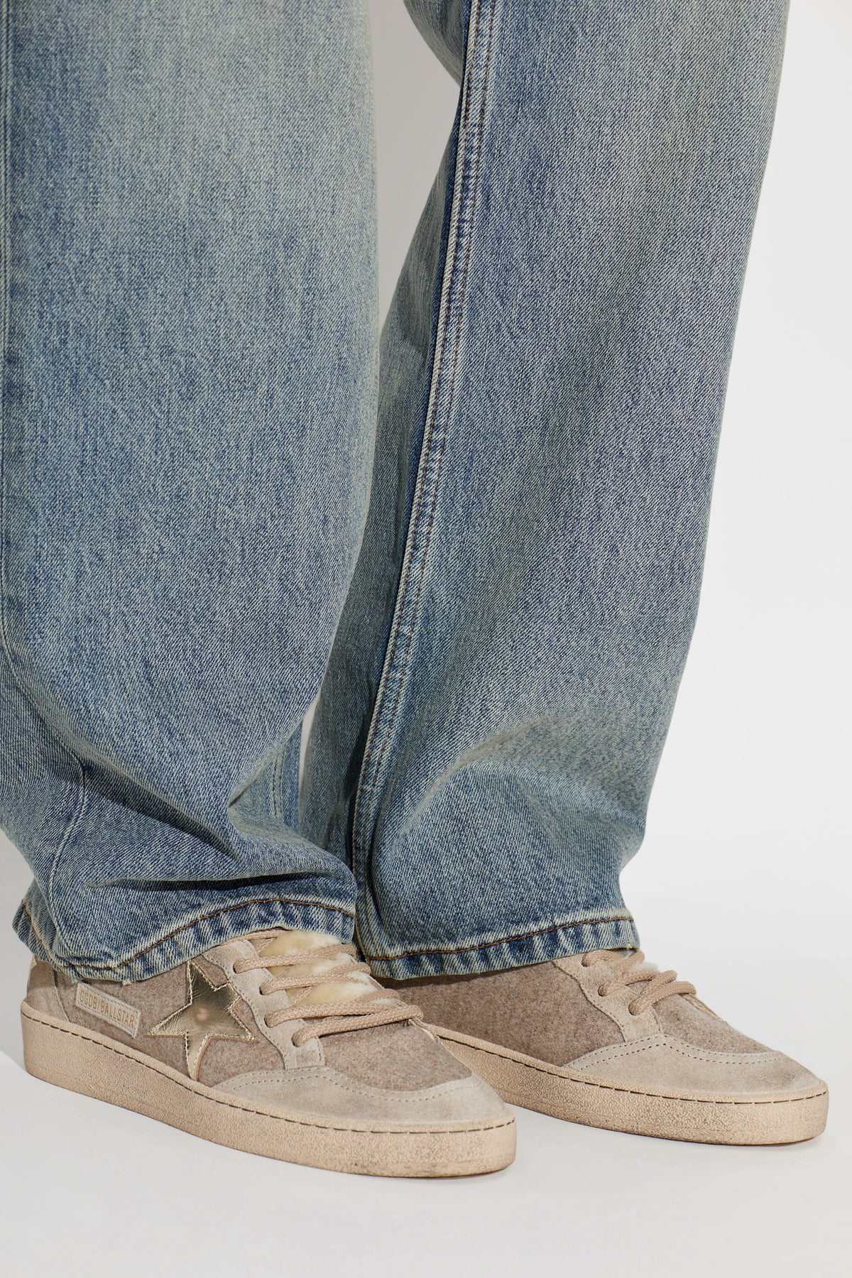 Leader Shearling Sneaker Ball Star