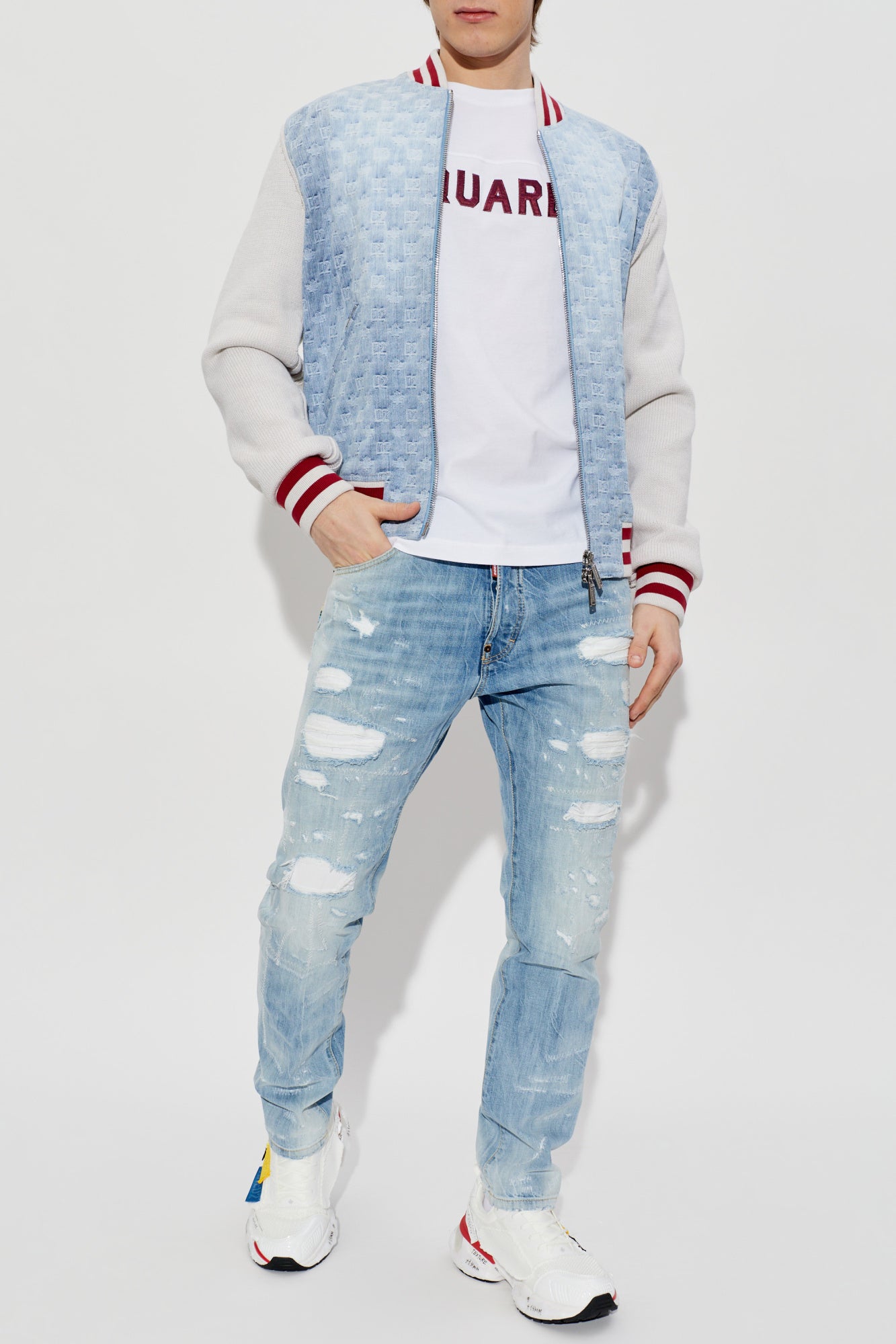 Dsquared2 WHITE T-shirt with logo