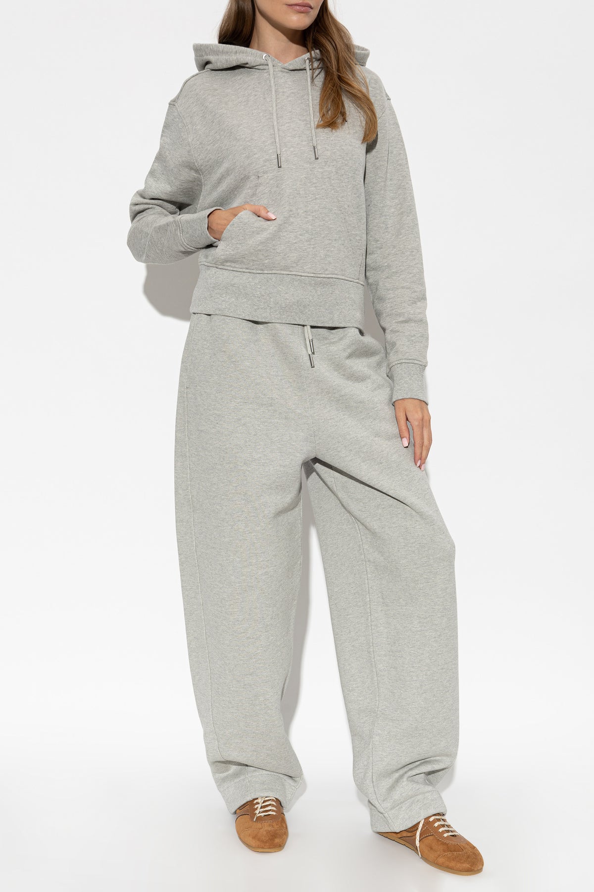 Hoodie With Contrasted Ami De Coeur
