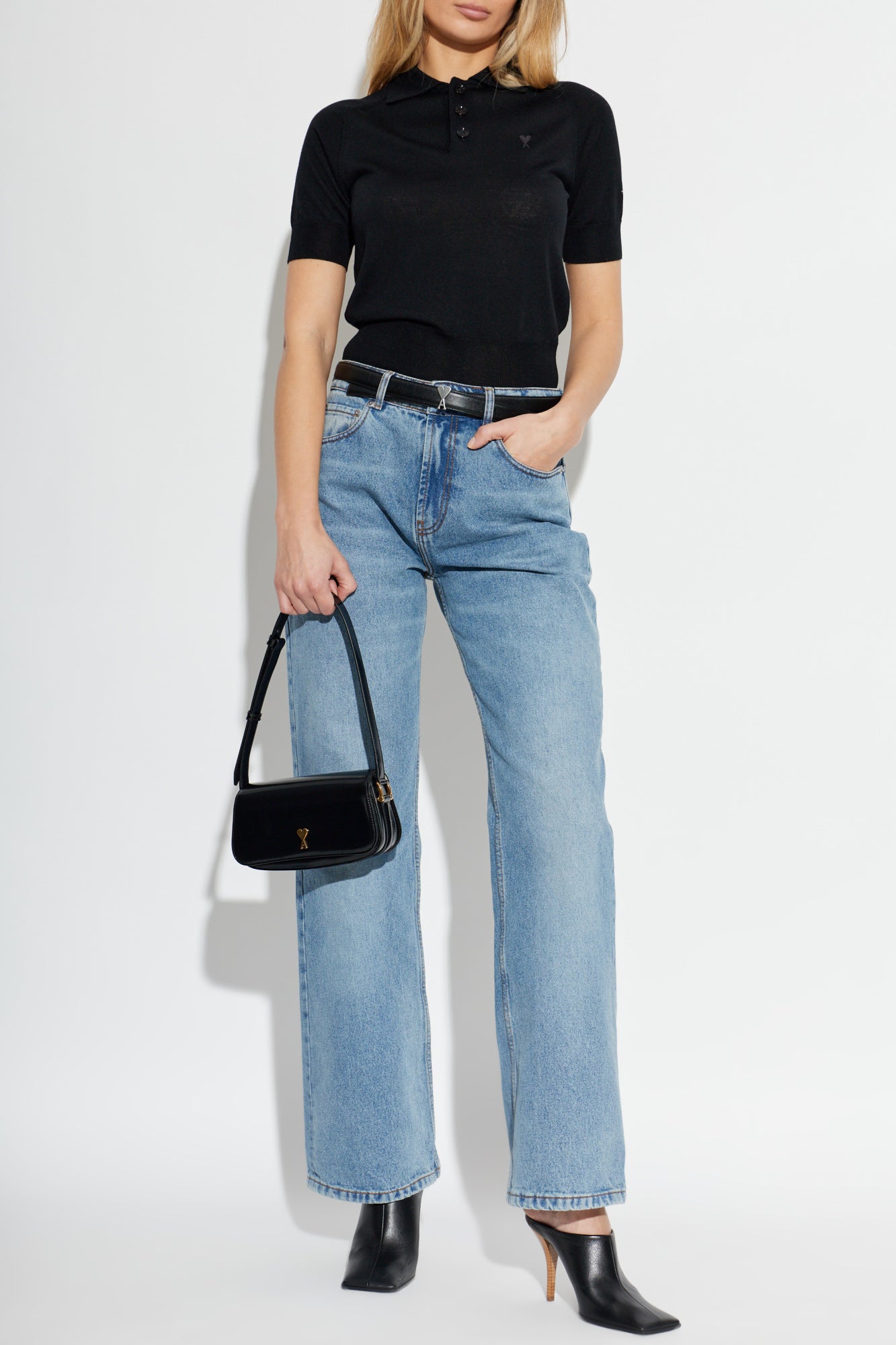 Short sleeves Polo With Contrasted Ami De Coeur