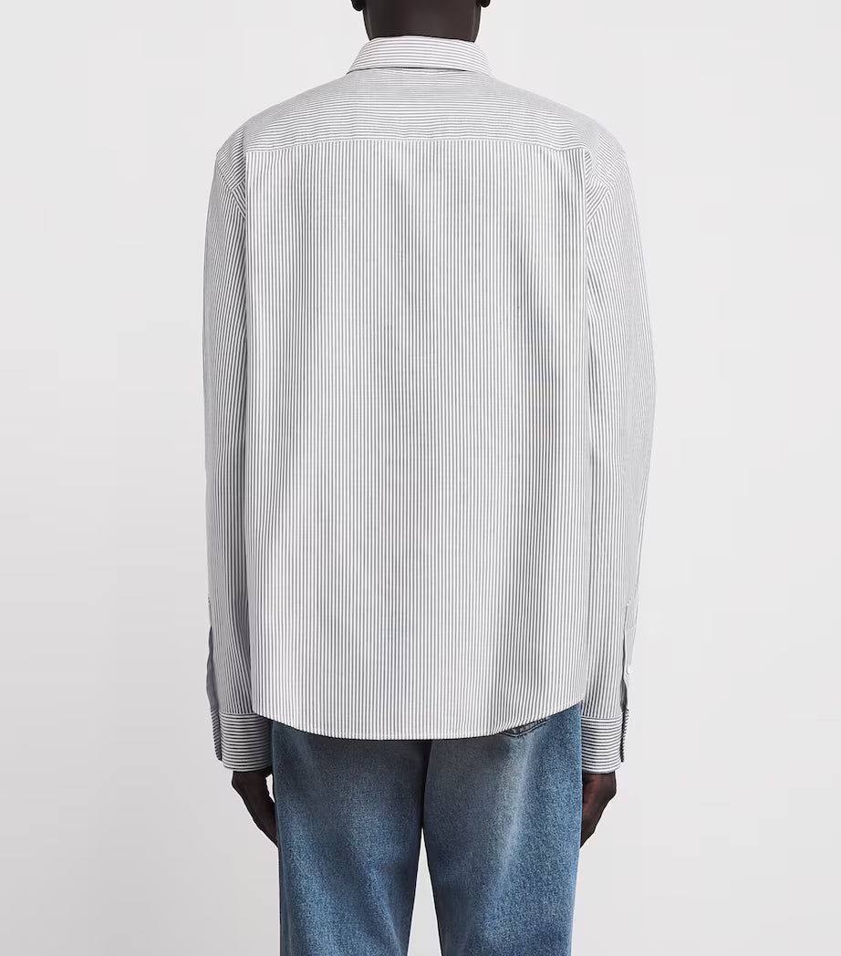 Long Sleeve Contrasted ADC Button Down Collar Classic Shirt