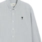 Long Sleeve Contrasted ADC Button Down Collar Classic Shirt