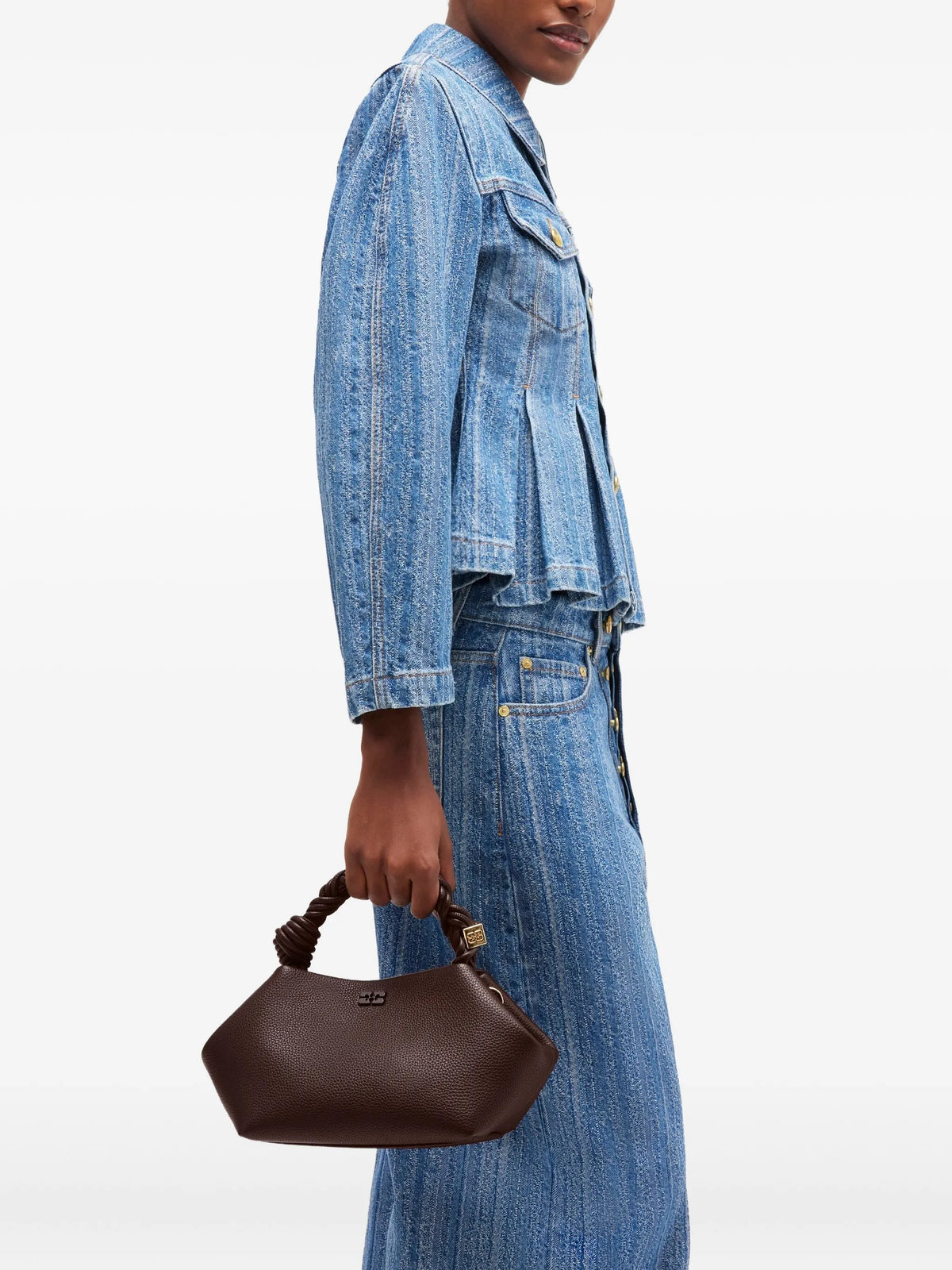 Ganni Bou Bag Small Grained