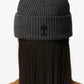 AMI De Coeur Ribbed Knit Beanie