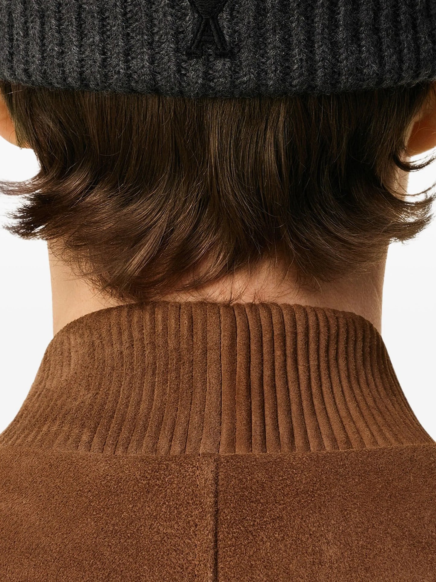AMI De Coeur Ribbed Knit Beanie