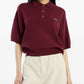 Slinky Knit Polo Burgundy