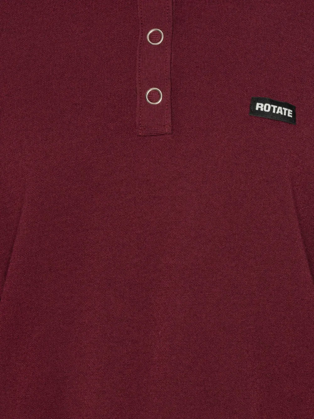 Slinky Knit Polo Burgundy