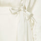Satin Mini Wrap Dress