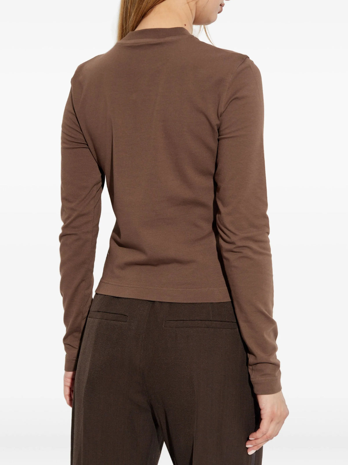 Logo Patch Long Sleeve T Shirt