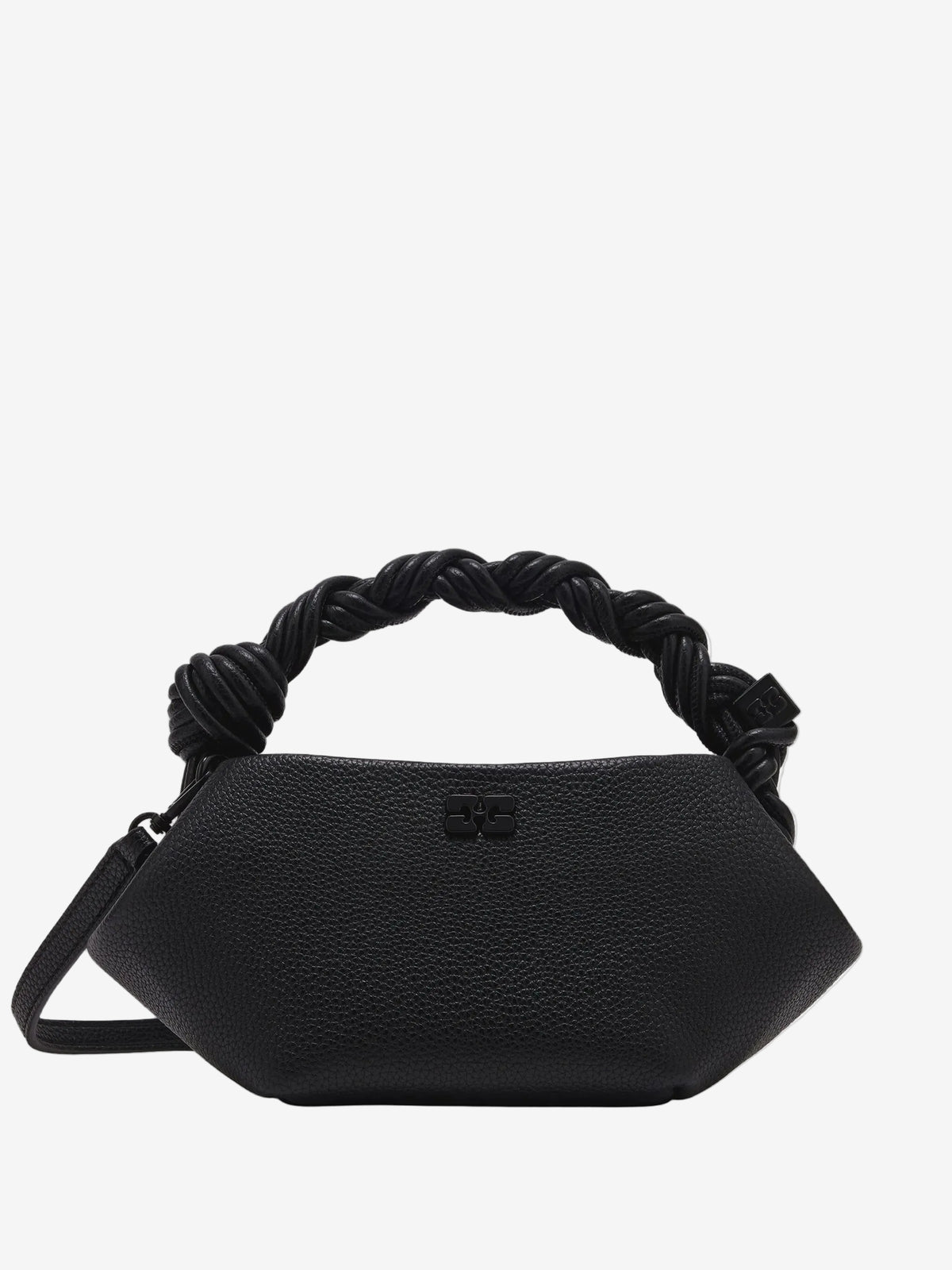 Ganni Bou Bag Mini Grained Black